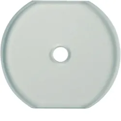 Hager Serie Glas,Mittelplatte WTD7672GWG2
