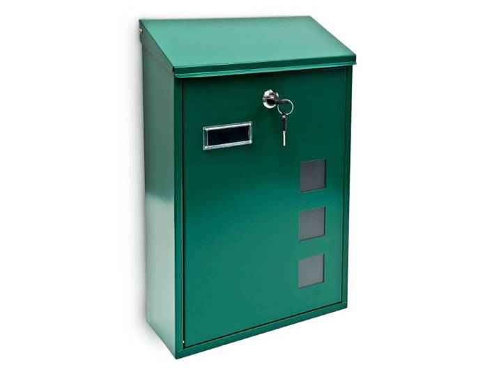 Relaxdays Briefkasten 3 Fenster Farbauswahl