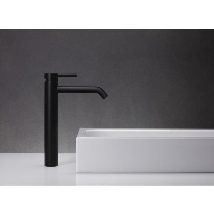 Herzbach Deep Black Waschtischarmatur 23.203200.3.12 schwarz matt, L-Size, ohne Ablaufgarnitur