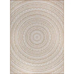 FLACHWEBTEPPICH Orientalisch BORNO Polypropylen Natur 160 x 220 cm