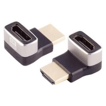MicroConnect HDMI 8k 90° angeled up F-M 8K (HDMI, HDMI) (HDM19F19MA2-8KU)