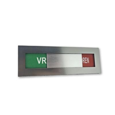 CombiCraft Schiebeschild "Vrij-Niet Storen" mit Klebeband, 145 x 48 mm - 5er Pack