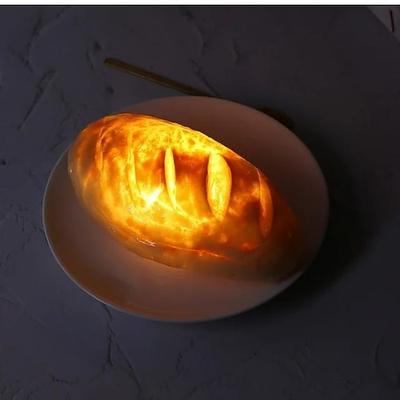 Croissant Lampe Toast Brot Licht Kreuz Brötchen Umgebungslicht Kuchenladen Ornament kreatives Geschenk LED Nachtlicht