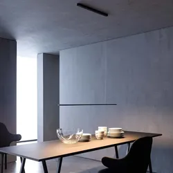 LED-Deckenleuchte GL 6 Pendelleuchte strahlt nach unten schwarz B 150 cm 29 W 2100 lm 150x1x4
