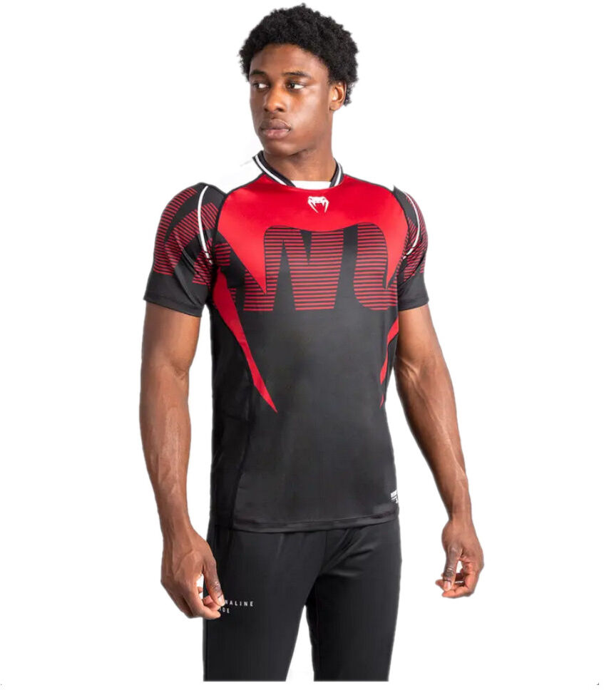 Budofitness Vemum T-Shirt Dry Tech Adrenaline Svart-Röd