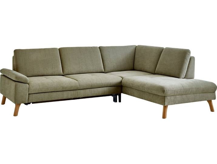 Beldomo Comfort Ecksofa OSLO, olive, Stoff