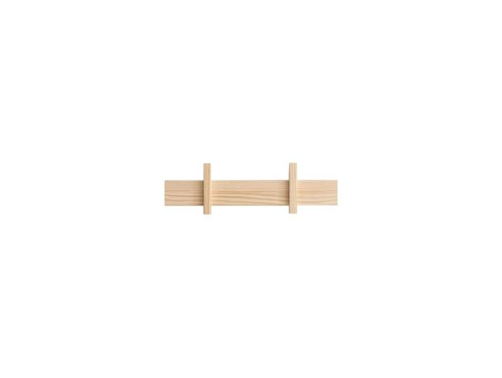 Petit porte-manteau mural 40 cm Non verni