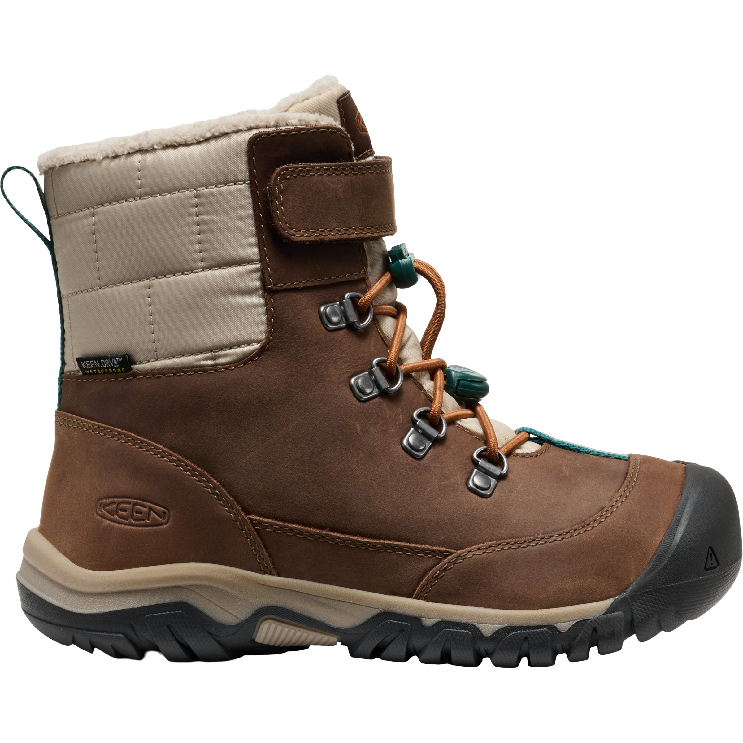 Keen Kanibou WP Kinder Winterschuhe & Winterstiefel braun Größe 32 Lifestyle Wasserdicht