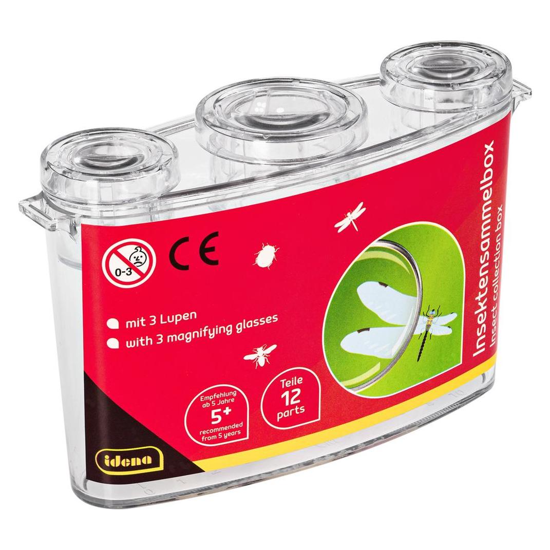 Idena Insekten Sammelbox mit 3 Lupen (56677254)