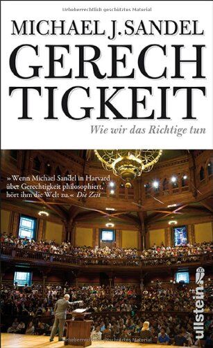 Sandel, Michael J. - Gerechtigkeit: Wie wir das Richtige tun - Preis vom 19.10.2026 19:33:35 h