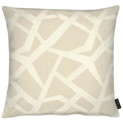 Dekokissen APELT "Domino", beige, B:46cm L:46cm, Polyester, Dekokissen_Sitzkissen_Kissenhüllen