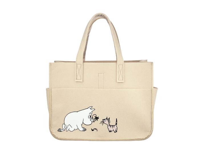 Muurla Panier de rangement Mumin pets 25x40 cm Beige
