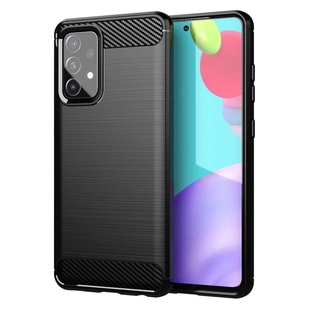 Hurtel Carbon Case Flexible Cover TPU Case for Samsung Galaxy A72 4G black (Samsung Galaxy A53, Samsung Galaxy A72) (1404978613)