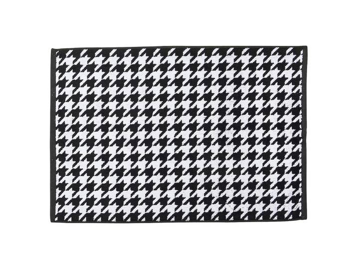 Tapis de bain Daily Shapes Oiseau 50 x 70cm Blanc/Noir/Noir