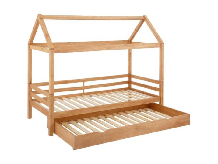 Alpi2 Tagesbett 90x200 cm mit Baldachin aus Holz