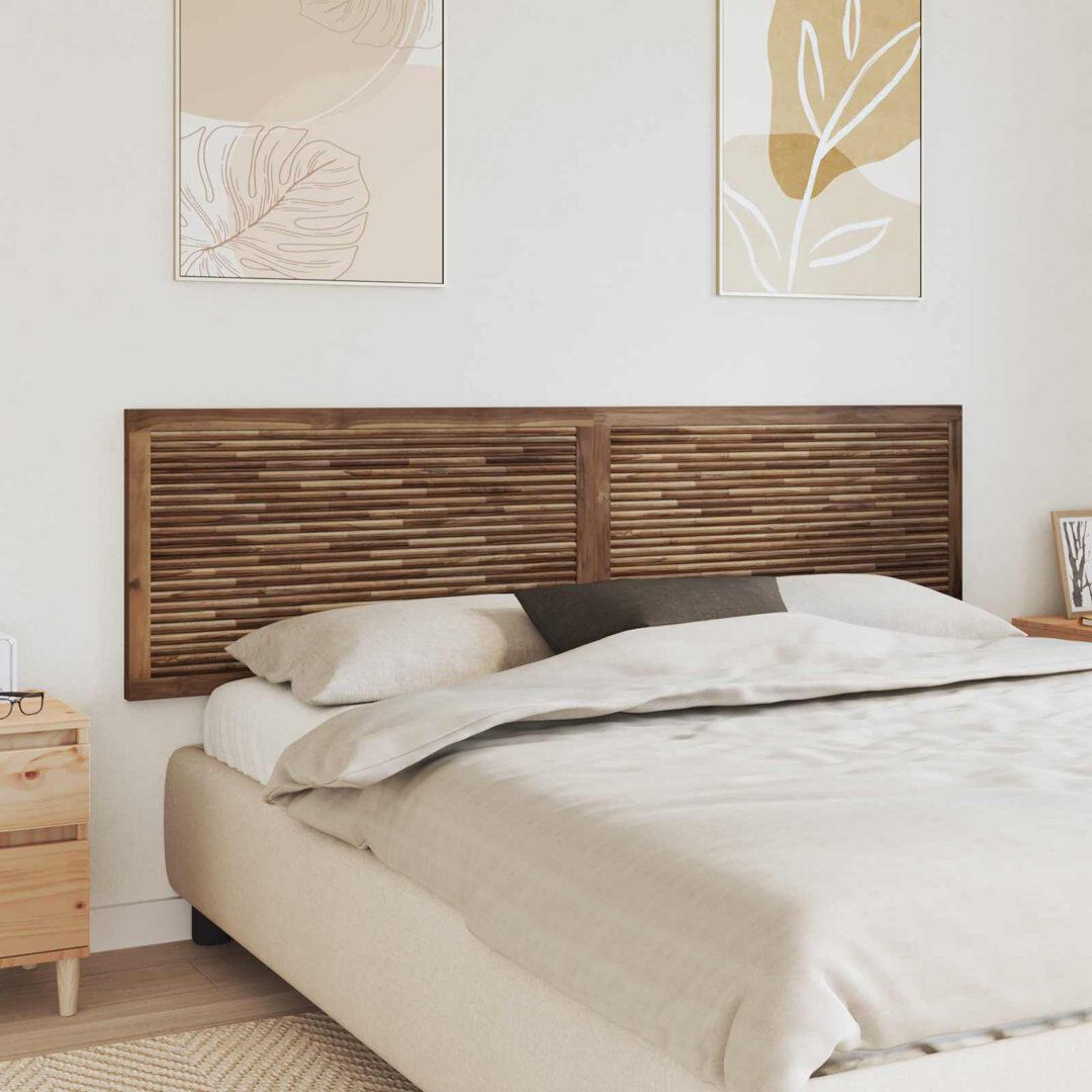 Brambly Cottage Solid Wood Headboard Natural 200 x 200cm
