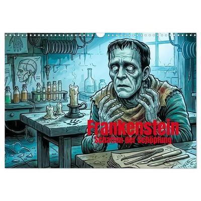 Frankenstein — Schatten der Schöpfung (Wandkalender 2027 DIN A3 quer), CALVENDO Monatskalender
