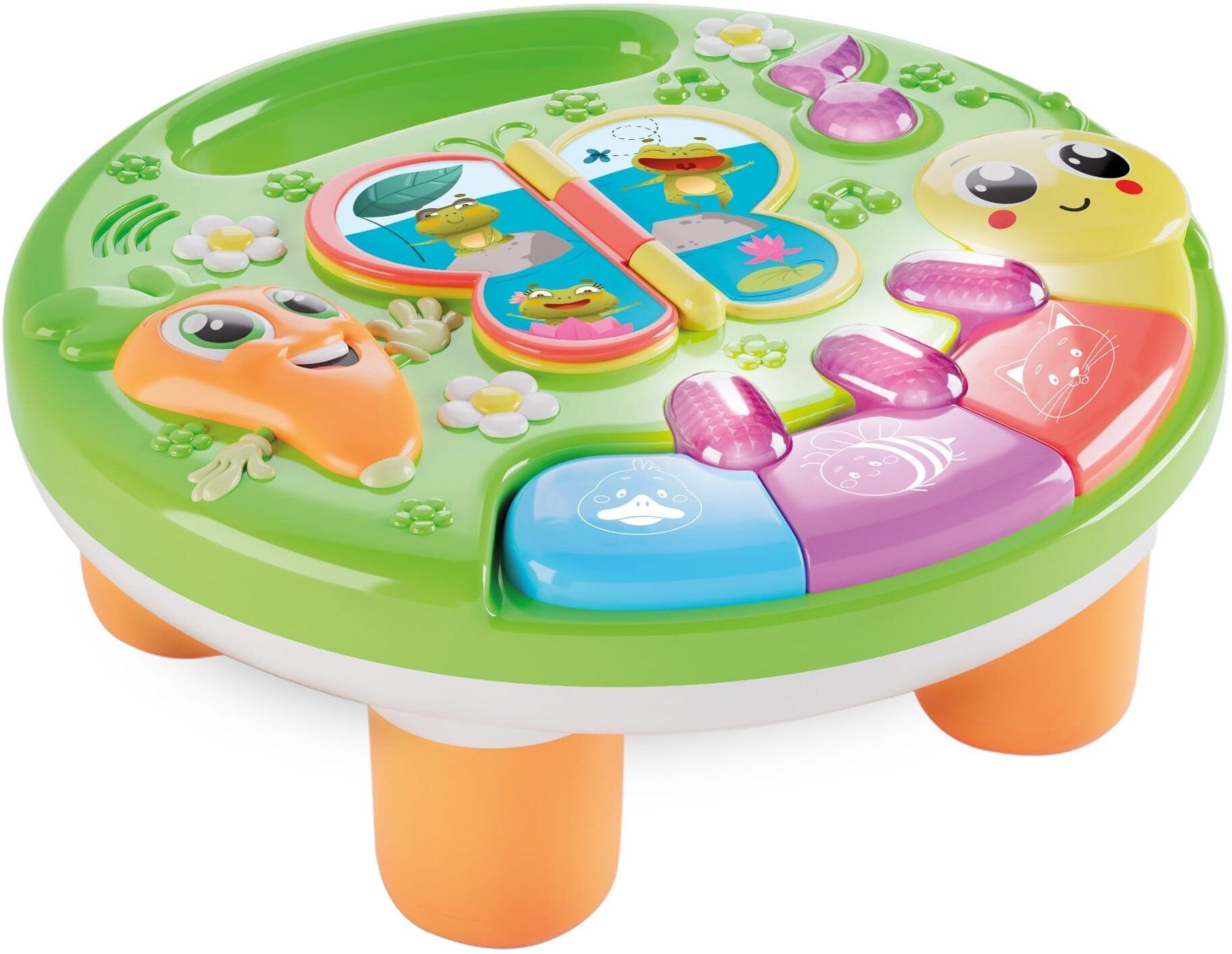 Lisciani Baby Animals Electronic Play Table - Colorful Multi Activity Table With Animal Sounds And Nursery Rhymes For Toddlers