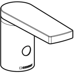 Geberit Armaturenkörper ohne Öffnung 242246001 für Temperaturmischer, HyTronic186