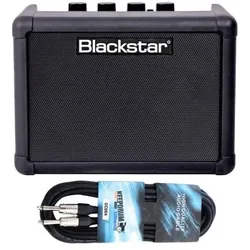 Blackstar Fly 3 Bluetooth Mini Amp BK mit Kabel (Gitarre, 3 W), Instrumentenverstärker, Schwarz