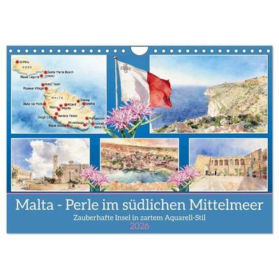 Kleemann, C: Malta - Perle im südlichen Mittelmeer (Wandkale