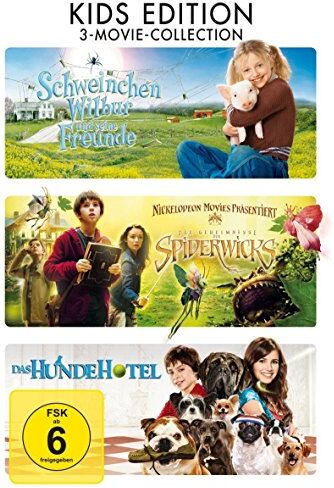 Gary Winick - Schweinchen Wilbur und seine Freunde - Die Geheimnisse der Spiderwicks - Das Hundehotel - 3DVD Kinderset - Preis vom 15.10.2026 23:06:25 h