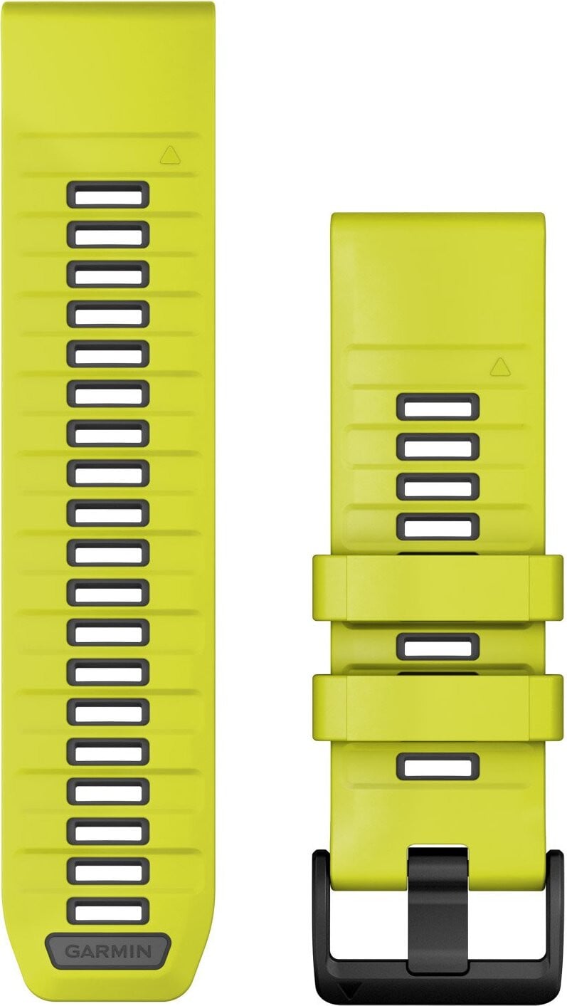 Garmin vervangende polsband QuickFit 26mm siliconen geel/anthraciet