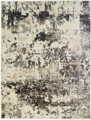 Mayberry Rug Oxford Bangor Black Contemporay Abstract Rug