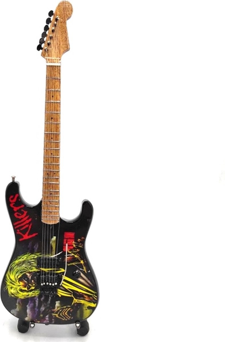 Miniature Iron Maiden Gitaar Decoratie - 25 cm