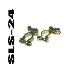Dietz 23459 Batterieklemmeset Messing Pluspol / Minuspol