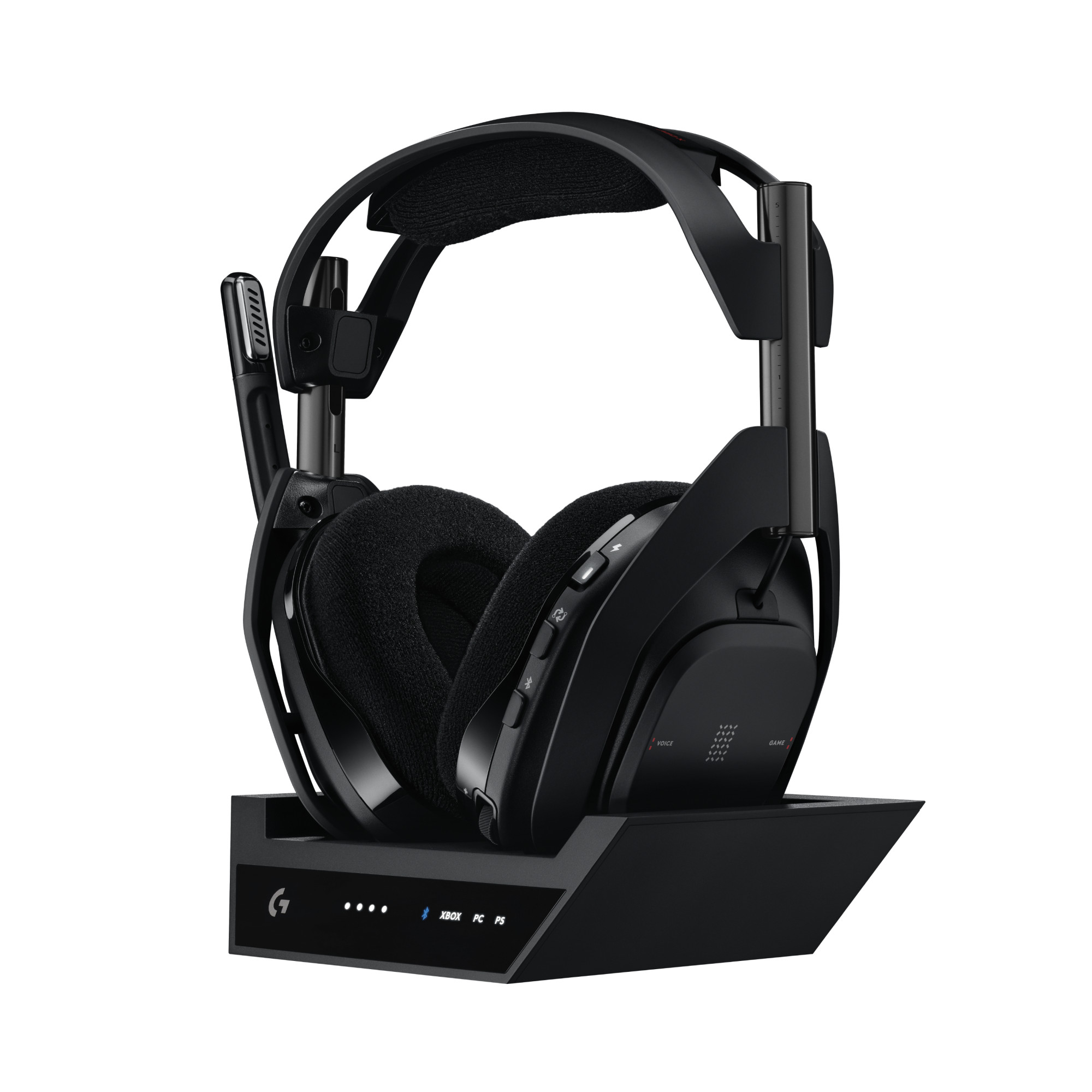 Logitech Gaming LogitechG ASTRO A50 (Gen 5) Schwarz - Kabelloses LIGHTSPEED Gaming-Headset und Basisstation mit PLAYSYNC Audio 939-002224