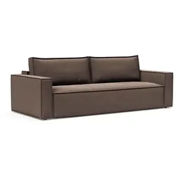 INNOVATION LIVING Schlafsofa Newilla Stoff Grau Taupe