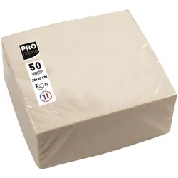 PROnappe Servietten 20,0 x 20,0 cm 2-lagig creme