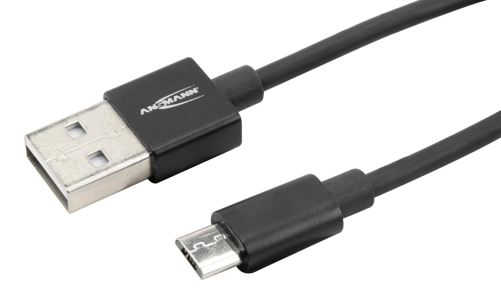 Ansmann USB-A naar Micro USB-B datakabel en oplaadkabel, 120 cm