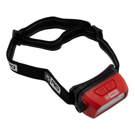 RS PRO LED Stirnlampe 350 lm / 21 m, Li-Polymer 3 (350 lm) (2198133)