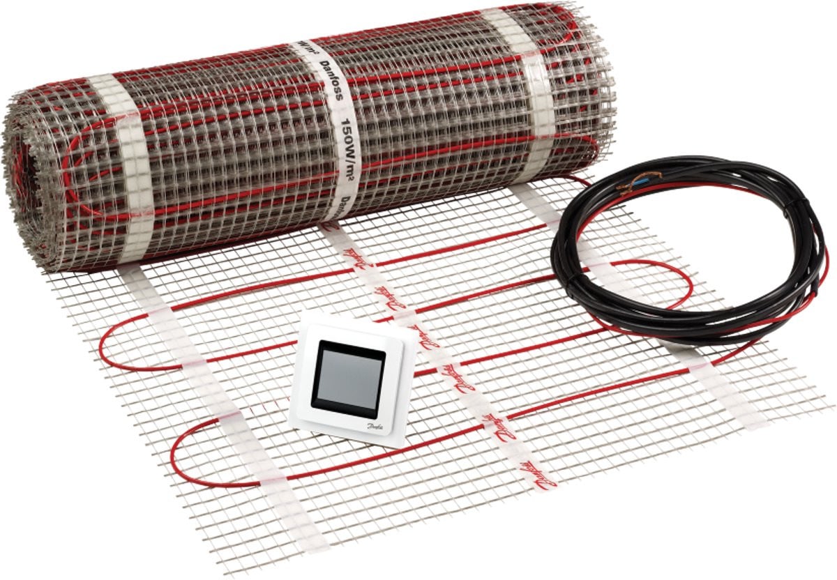 Danfoss EFTI 150 Elektrische vloerverwarming set, 2 m², 300 Watt