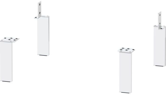 Duravit Brioso Sockelfuß BR979401818, 4 Stück  Weiß Matt lackiert
