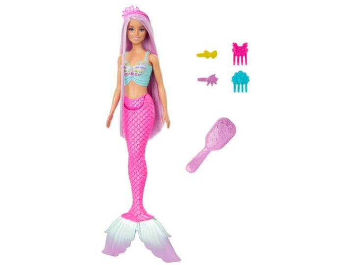 Barbie Fantasy Zeemeerminpop Roze Haar