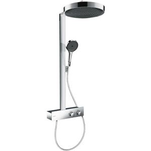 hansgrohe Duschsystem Rainfinity Showerpipe 360, verchromt, mit Armatur, Maße Regendusche Ø 36 cm