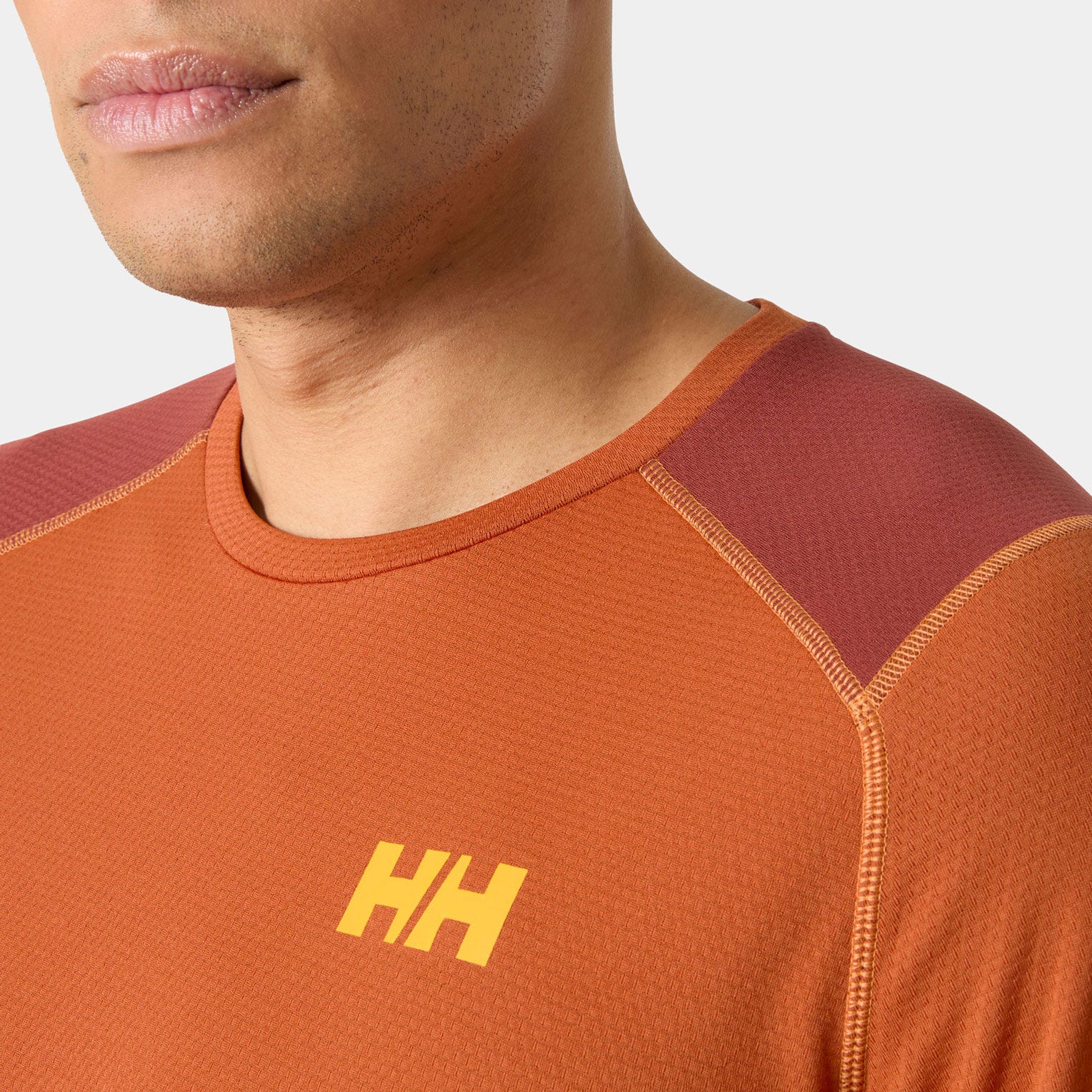 Helly Hansen Men's Lifa® Active Crew Base Layer - Brown - 2XL