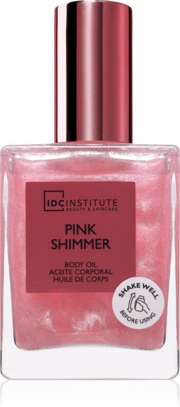 IDC Institute Shimmer Pink huile pailletée corps 45 ml