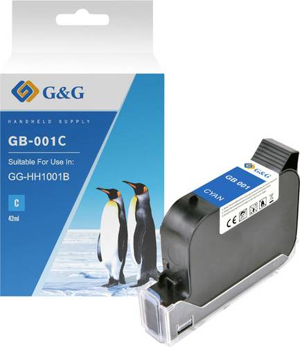 G&G Druckerpatrone Original Cyan GB-001C