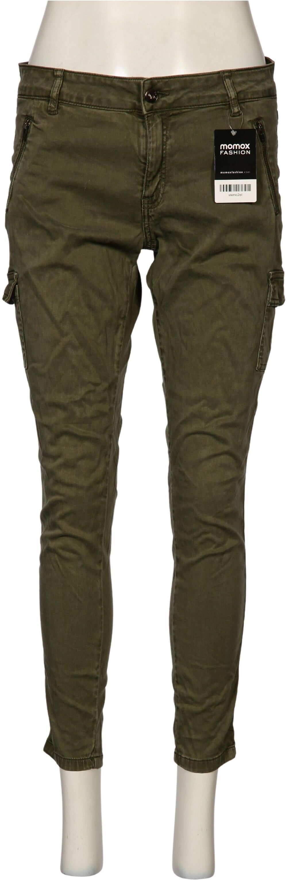 Zero Damen Stoffhose, Grün, Gr. W31, kein / Etikett - Second Hand