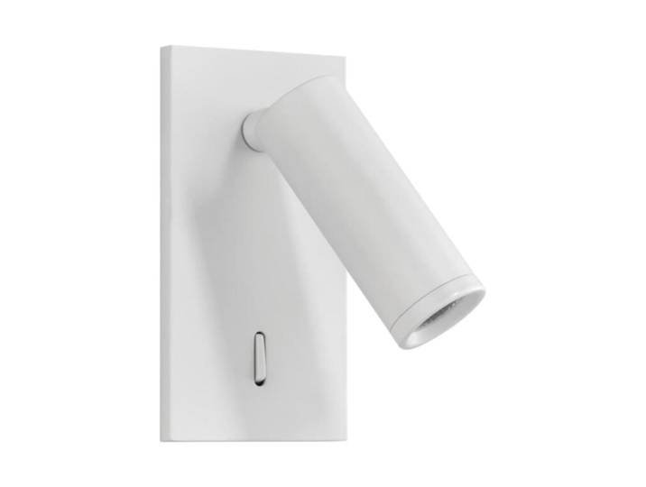 Applique liseuse led encastrable blanc mat