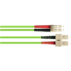 Kabelmeister Patchkabel LWL Duplex OM5 (Multimode, 50/125) LC/SC, LSZH, austauschbare Polarität, 10m (10 m), Netzwerkkabel