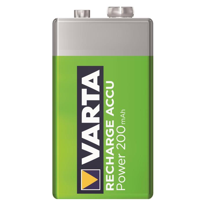 Varta POWER Akku E-Block 9V 56722200mAhKartonware Tray56722101111 - Akku - 9V-Block (20 Stk., 9V Block, 200 mAh) (56722101111)