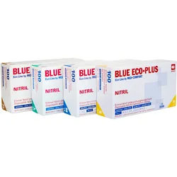 BLUE ECO-PLUS Nitril Untersuchungshandschuhe Gr. S-XL