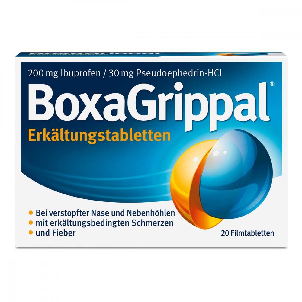 Angelini Pharma Deutschland GmbH Boxagrippal Erkältungstabletten 200 mg/30 mg 12460451