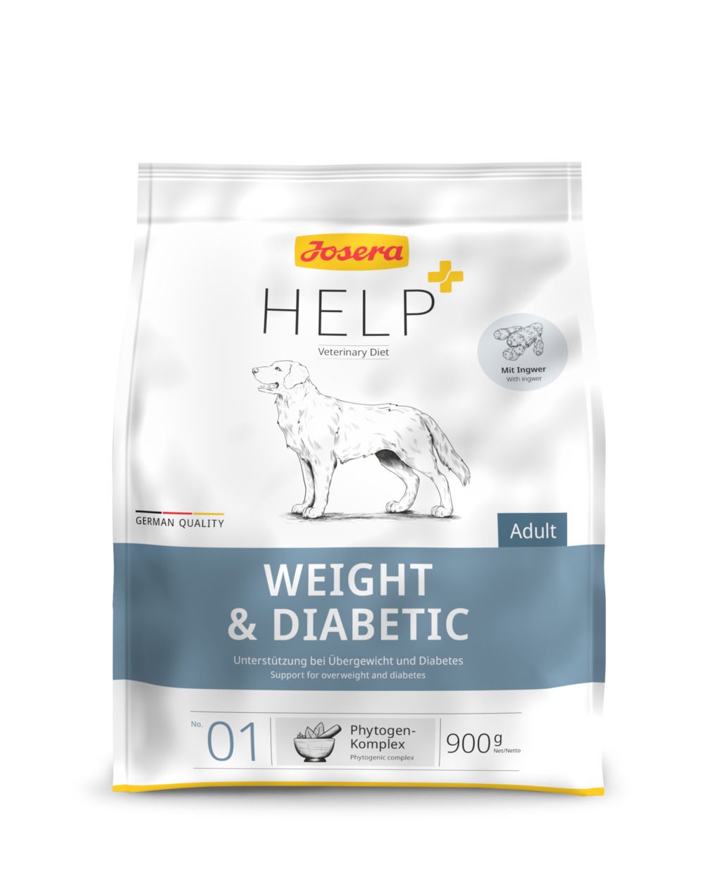 Josera Weight & Diabetic Dog dry 0,9 kg 900 g Futter