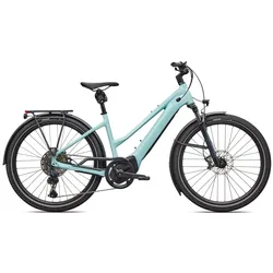 Specialized E-City Bike Turbo Vado 5.0 Step Through Gloss Seafoam / Glacial Meta... - S - S